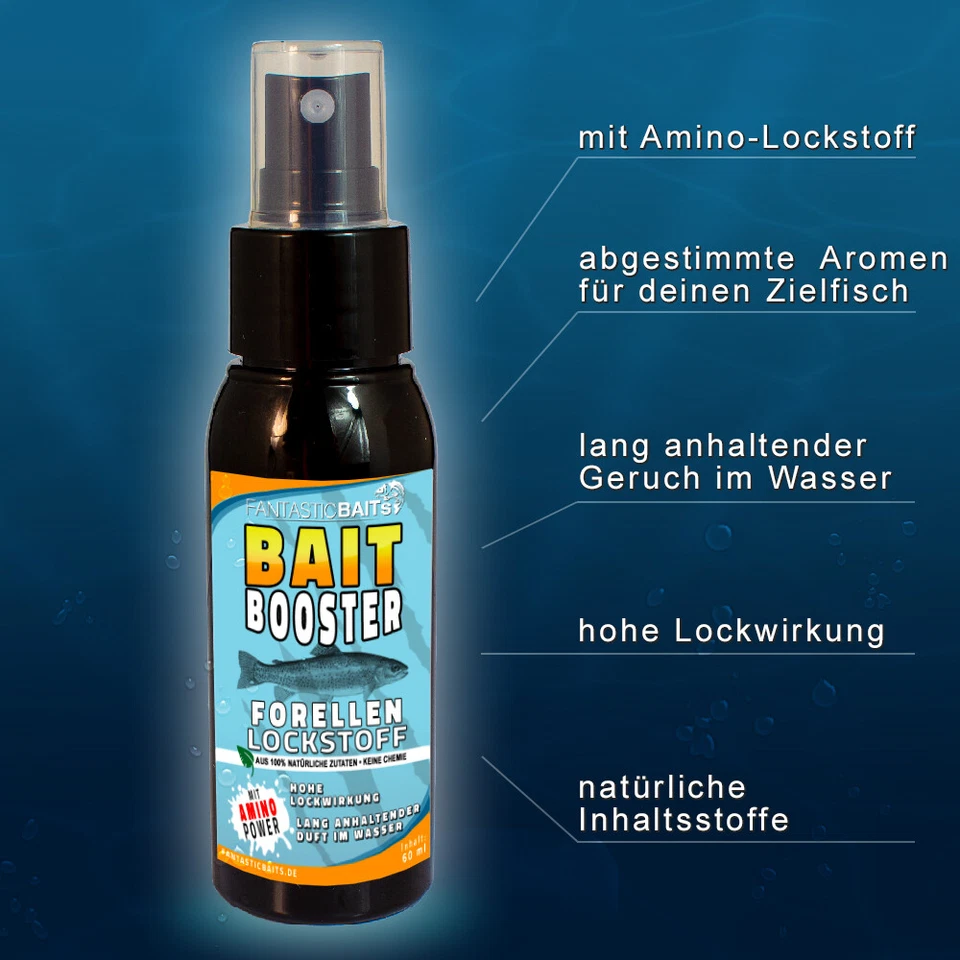 Zielfisch Lockstoff Köder Spray Lockmittel Aroma Forelle Karpfen Raubfisch Aal - Bild 3 von 4
