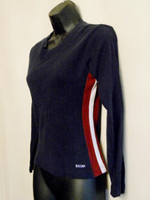 Grunge B.U.M. Equipment Shirt size Medium Knit Top with Side Stripes   90s VTG