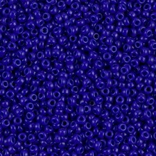Miyuki Round Rocaille Seed Beads Size 11/0 24GM Opaque Cobalt Blue 11-414-5