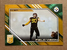 T.J. Watt 2023 Donruss Elite “Field Vision” Football Card. Steelers