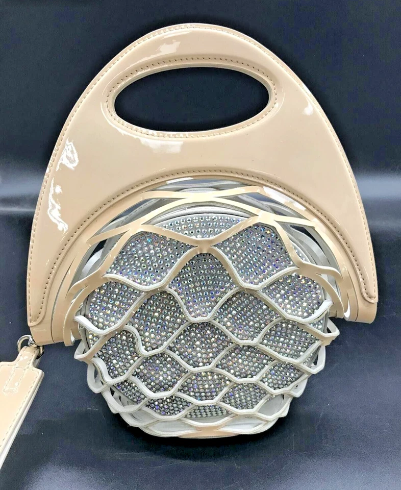 Bolso GIORGIO ARMANI CON ASA SUPERIOR CON CUENTAS Bolso de Moda Estilo Tostado/Beige - Certificado de Autenticidad Foto 3 de 4