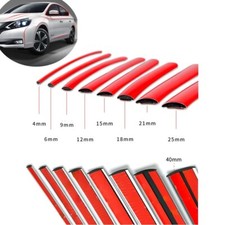UK 3/5M Car Moulding Trim Strip Self-adhesive PVC Body Door Bumper Anti-scratch