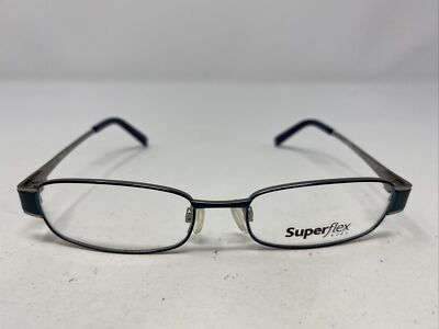 Superflex Kids SFK-86 C.1 46-16-125 Silver/Blue Full Rim Eyeglasses Frame II56