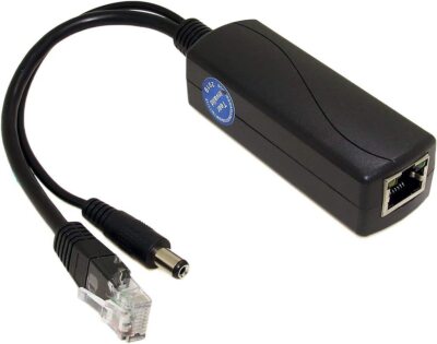 Revotech Gigabit PoE Splitter 48V to 12V 2A, 5.5x2.5mm DC IEEE 802.3af/at