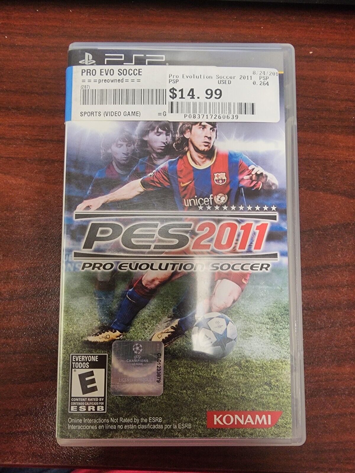 Pro Evolution Soccer PES 2011 for Sony PSP