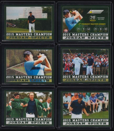 JORDAN SPIETH 2015 MASTERS Champion 1 card PGA Tour Golf Cards Rookie RC - 第 3/16 張圖片