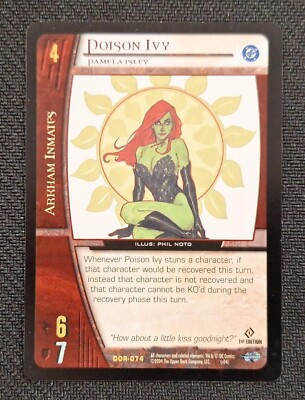 VS System TCG - Poison Ivy /Pamela Isley - DOR-074 1°Ed Eng
