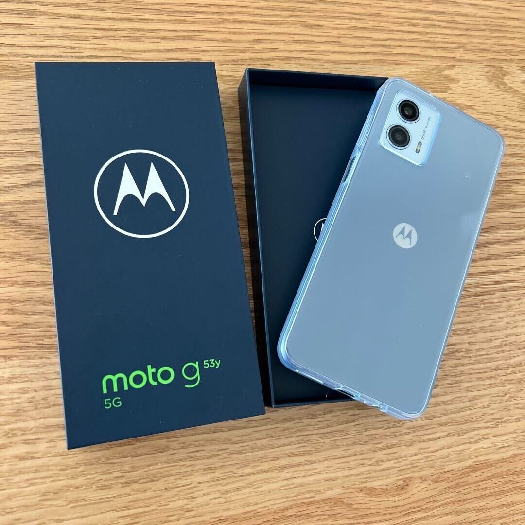 Motorola Moto G53y 128GB 5G Silver SIM Unlocked from Japan Motorola Moto G53y 128GB 5G Silver SIM Unlocked from Japan