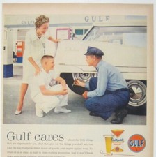 Blue Original Gulf Oil Advertising for sale | eBay