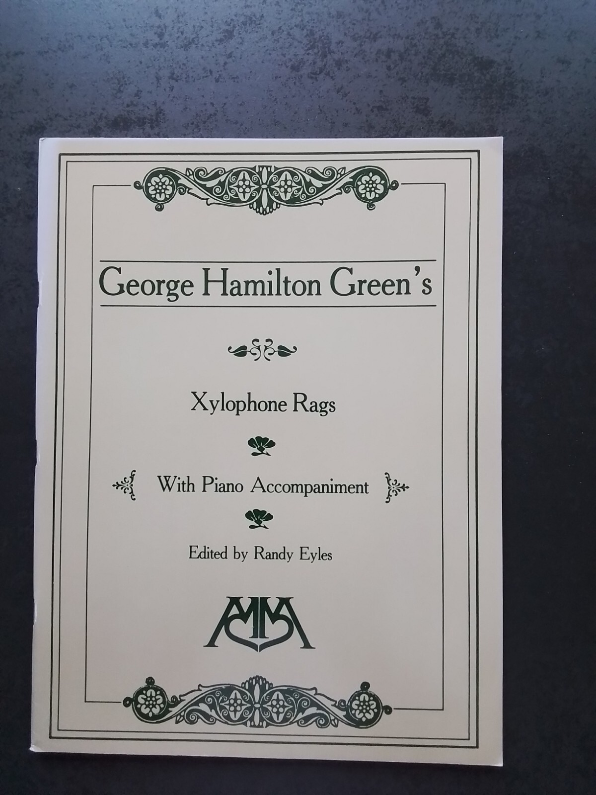 Partition Xylophone Rags George Hamilton Green édition imprimée haute clarté