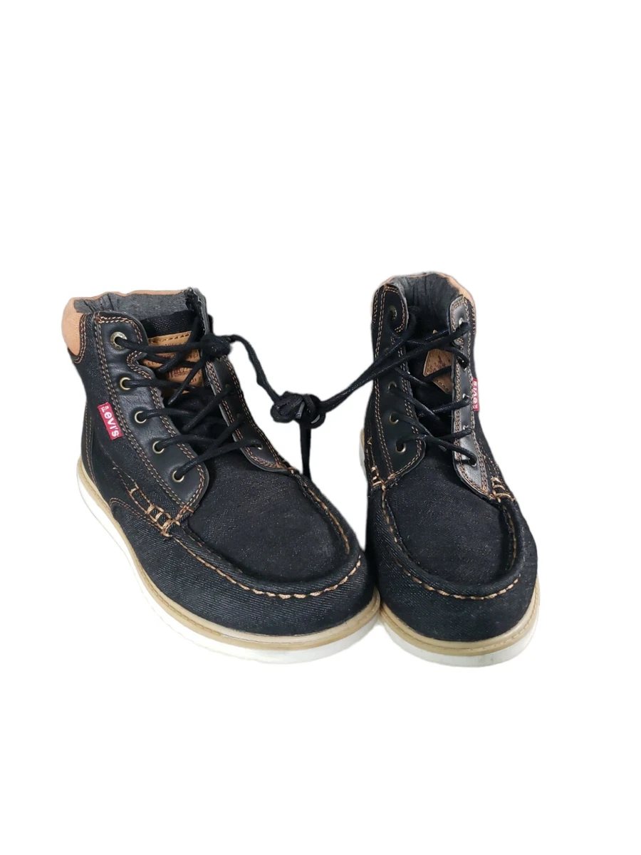 Levis 501 Blue Jean Denim Boots Youth 6.5 eBay