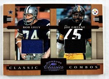 Bob Lilly Joe Greene 2008 Donruss Classics Classic Combos #139/250 Cowboys Steel