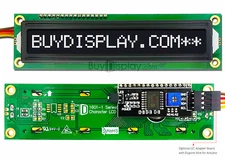 Black IIC/I2C/TWI 16x1 Serial Character LCD Module Display for Arduino w/Library