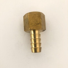 3/8" Hose x 3/8" Female NPT Brass Hose Barb Pack of 3, like 126HBL-6-6 