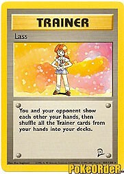 Pokemon BASE SET 2 Card 104/130 Trainer Lass