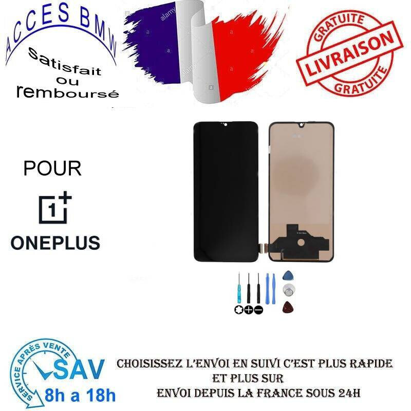 Ecran Complet LCD et tactile Noir Sans Châssis Pour TCL 20E