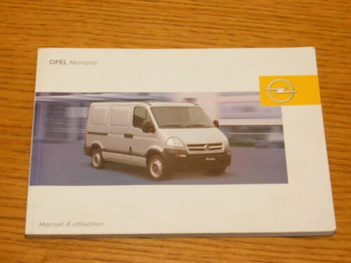 Manuel d'utilisation Opel