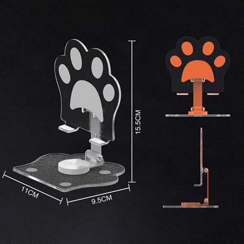 Cat Claw Mobile Phone Holder Desk Support Cellphone Stand Dormitory/Travel - 第 3/16 張圖片