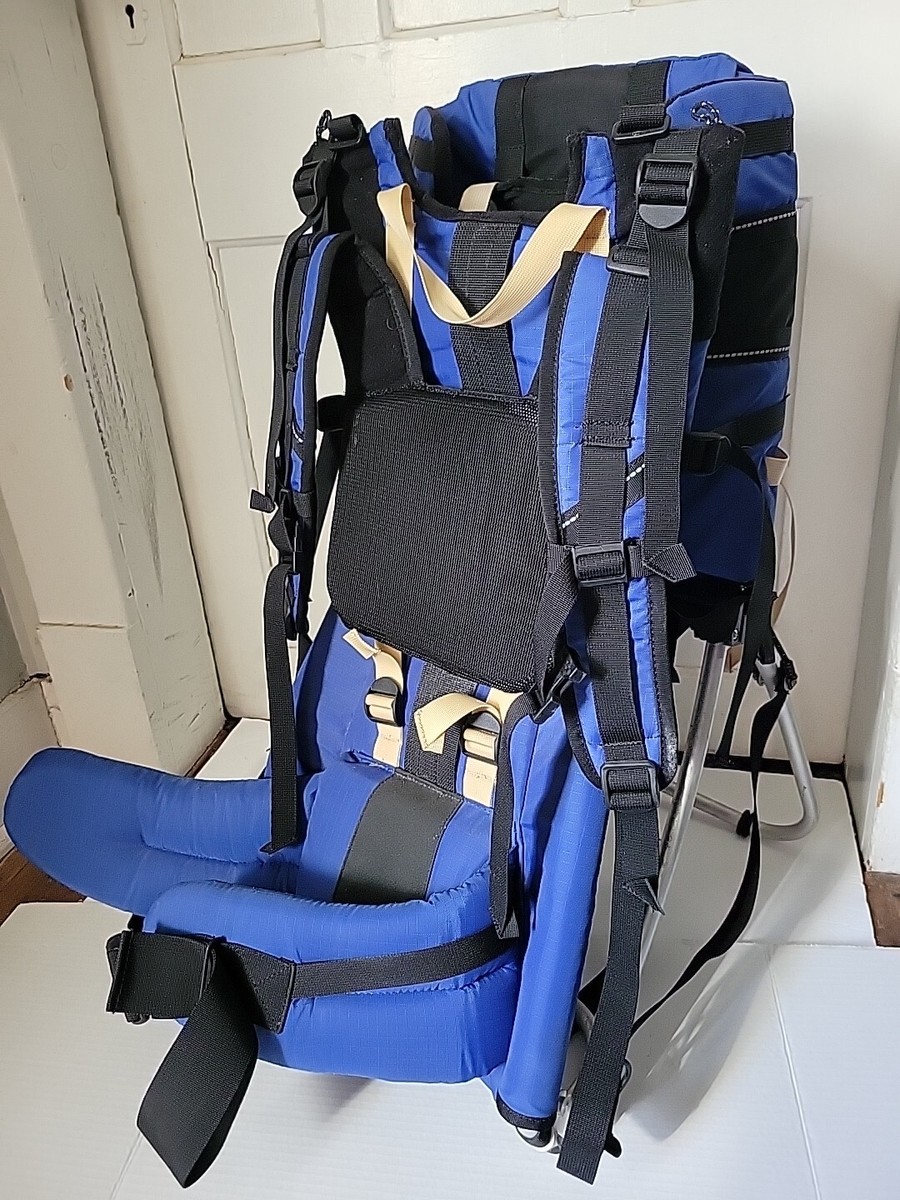 Kelty Kids Trek Hiking Back Pack Child Carrier Blue w Aluminum