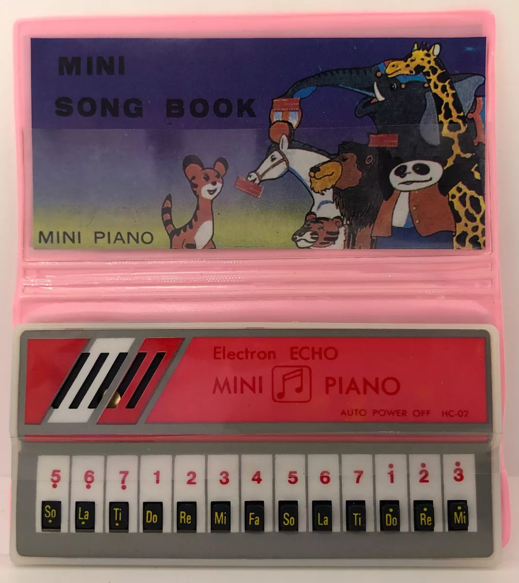 Mini Piano Electron Echo Mini Song Book Vintage Jouet années 80&
