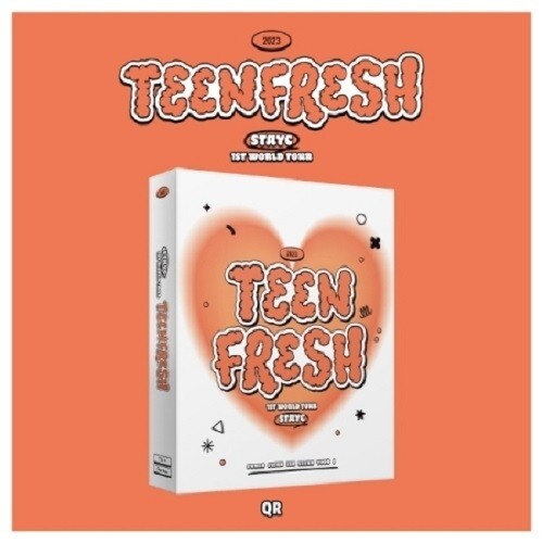 STAYC 1ST WORLD TOUR TEENFRESH (QR CARD Version) + Store Gift