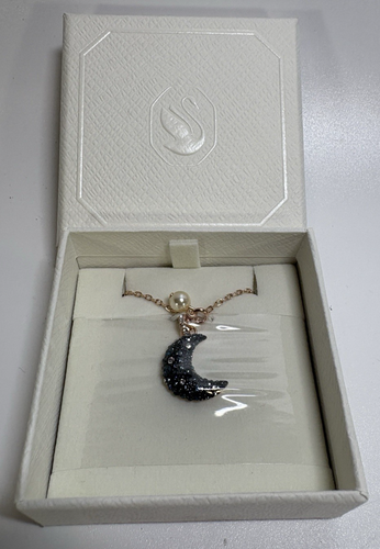 Swarovski Sublima Pendant Crystal Pearl Moon Rose Gold-Tone Plated 5671585