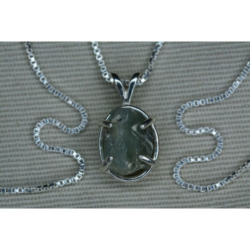 Certified Raw Alexandrite Necklace 3.07 Carat Color Change Genuine Natural AP139 - Picture 2 of 5