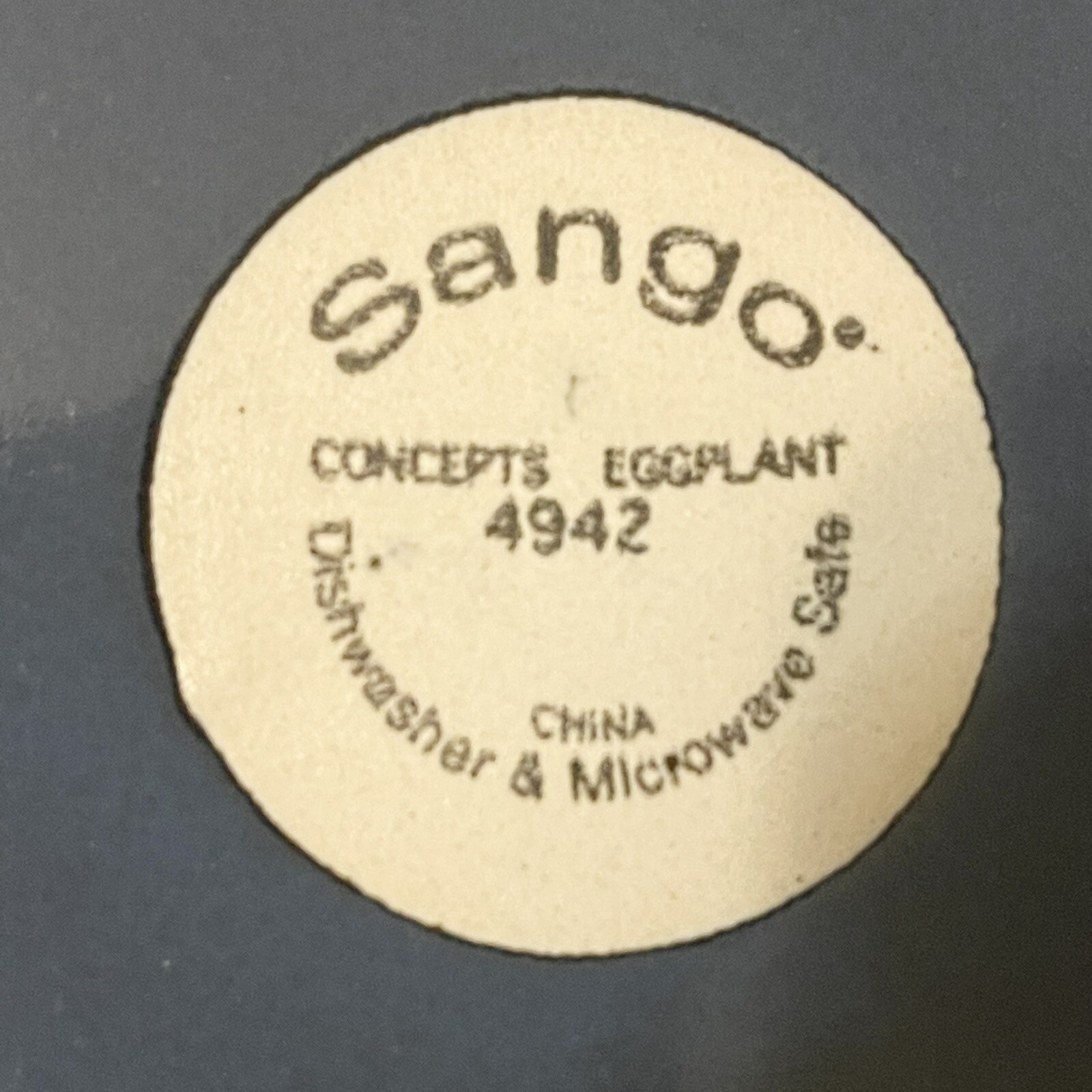 Sango Concepts Eggplant Dinner PLates 11 1/8&rdquo;