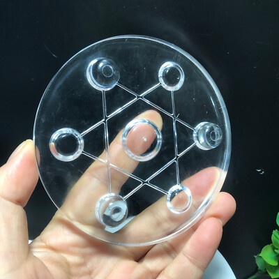 10PCS 10mm Acrylic plastic Plate Seven-star Array Chassis Crystal Ball Base