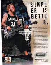 2002 IBANEZ SRX Soundgear Xtreme Electric Bass Guitar JASON FRENCH Vintage Ad 