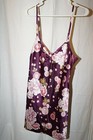 Morgan Taylor burgundy floral print XS chemise — photo 2