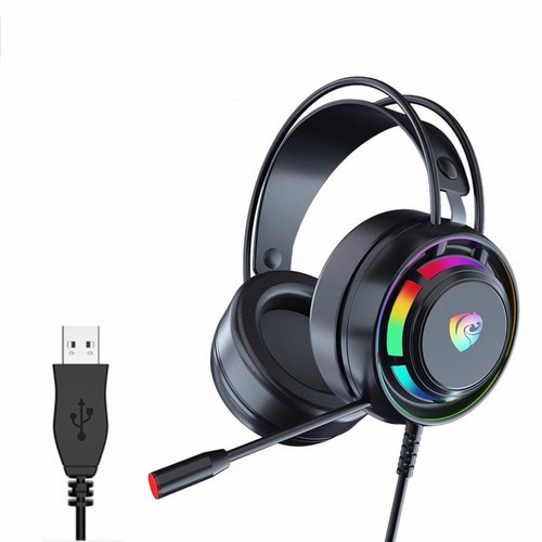 Cuffie Gaming Cablate Cuffie Con Microfono Cancellazione Rumore Controlli Audio Nuove - Foto 2 di 8