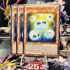 3x Yugioh Playset Spore the Fairy Seed ALIN-EN007 Common 1st Ed Near Mint