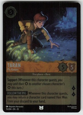 Cold Foil Taran - Pig Keeper 15/204 Uncommon Whispers in the Well