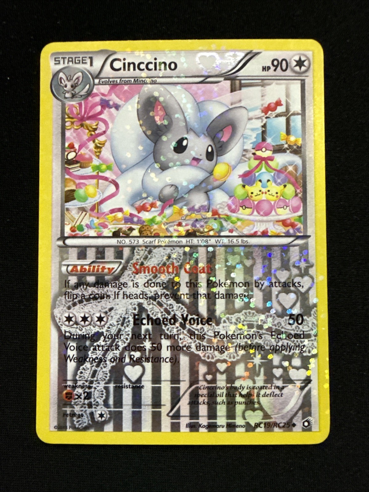 Cinccino #RC19/RC25 - Pokémon TCG - Legendary Treasures: Radiant Collection - NM