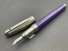 ST Dupont Orpheo Olympio Diamondhead Violet Purple XL Fountain Pen Lacquer $895