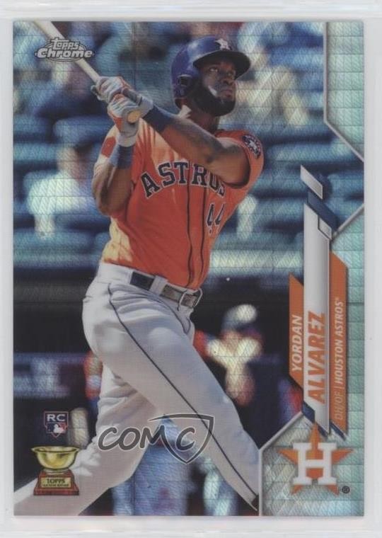 2020 Topps Chrome Prism Refractor Yordan Alvarez #200 0rc7