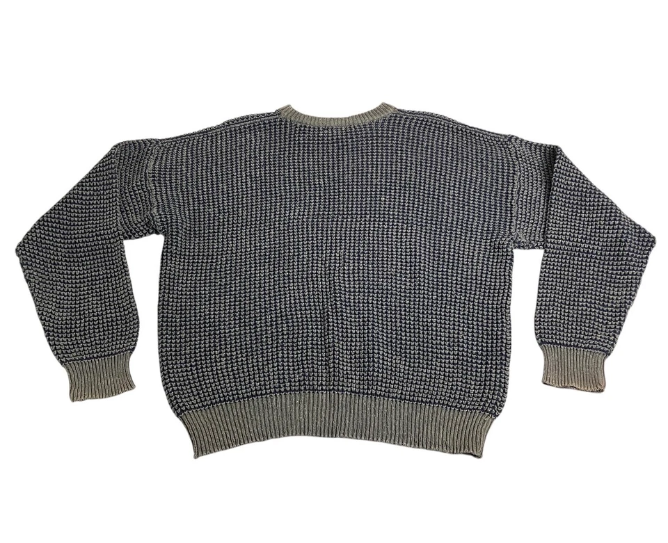 Vintage Claybrooke Birdseye Knit Pullover Sweater XXL Green Blue Grunge Grandpa - Image 4 of 4