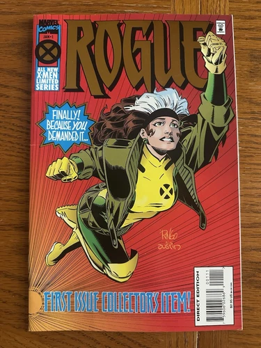 Vintage January 1995 Rogue Vol. 1 No. 1 X-Men Marvel Comics Comic Book