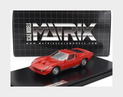 Matrix Scale Models MX51207-012 Lamborghini - Miura P400S Millechiodi 1969 - Red