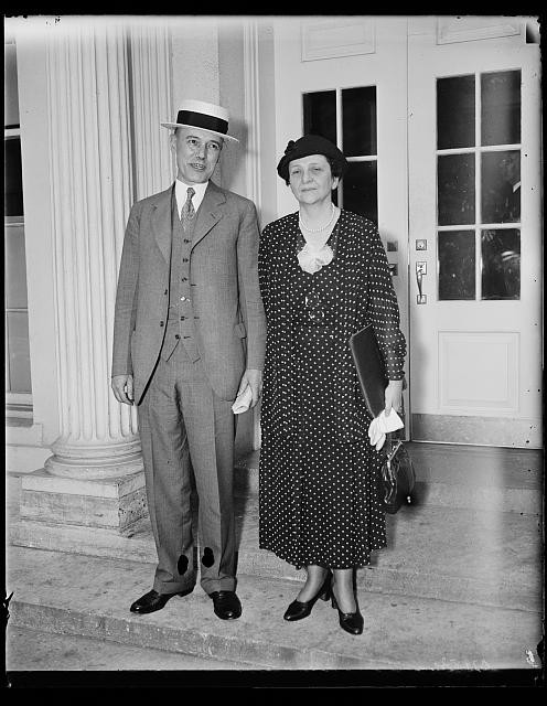 Photo:D.C.], [Frances Perkins, Washington, right. White House
