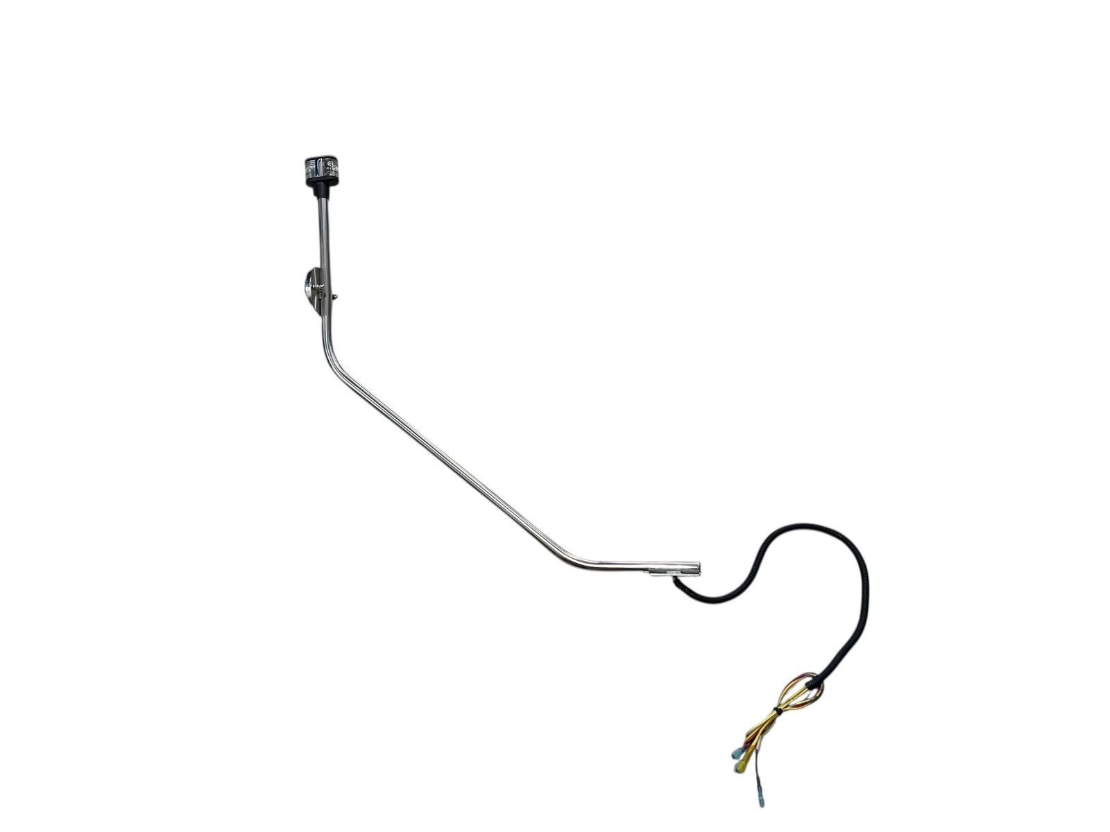 Marine Masthead Light, 12V, 3/4in SS Tube, Perko & Attwood Light, Fixed Mount