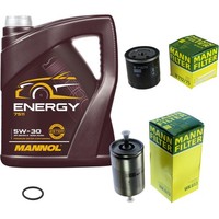 Inspektionspaket 5L Mannol Energy 5W-30 FüR Opel Frontera B 2.2I Calibra A 2.0I