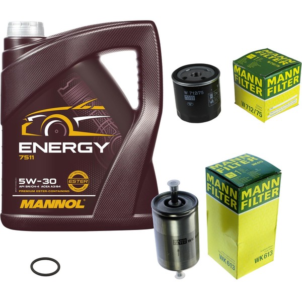 Inspektionspaket 5L Mannol Energy 5W-30 FüR Opel Frontera B 2.2I Calibra A 2.0I-image
