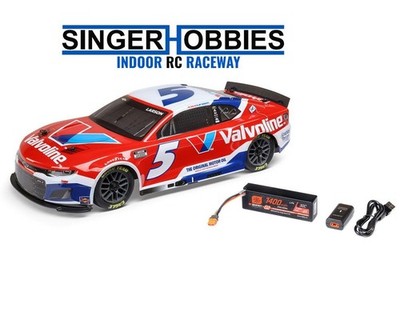 LOSI 1122505 1/12 NASCAR RC Race Car Kyle Larson #5 2025 Valvoline Chevrolet RTR