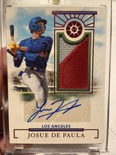 2024 Panini Boys of Summer RC JOSUE DE PAULA Prospect AUTO 2 CLR PATCH 24/49 Red