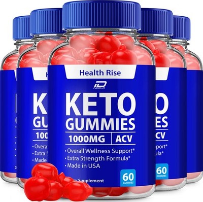 (5 Pack) Health Rise  ACV Gummies Supplement   HealthRise  ACV Gummy 1000MG