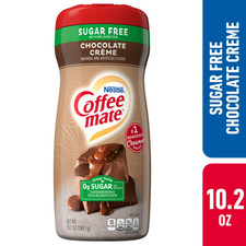 Nestle Coffee Mate, Chocolate Cr me Sugar-Free Powdered Coffee Creamer, 10.2 oz