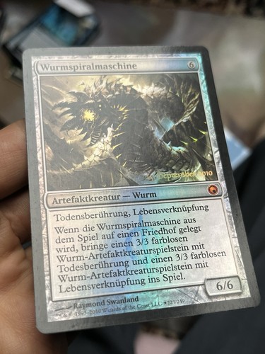 German Foil • Wurmcoil Engine • *Wurmspiralmaschine* • Promo • Mtg (1990) - Picture 3 of 8