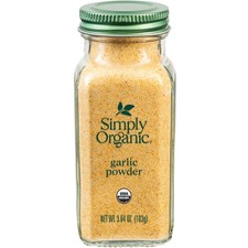 Simply Organic Garlic Powder, 3.64-Ounce Jar, Pure 3.64 oz Pack of 1